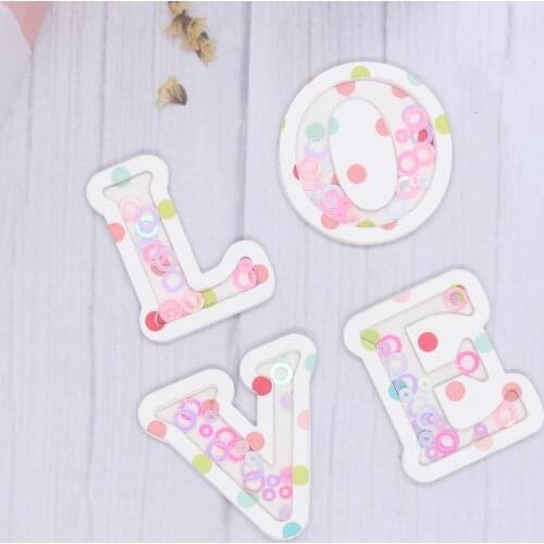 ZFPARTY Big Alphabet and Number Shaker Metal Cutting Dies Stencils for DIY Scrapbooking Decorative Embossing DIY Paper Cards