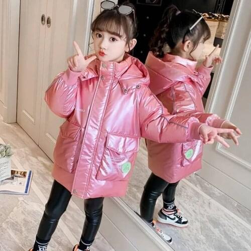 Winter Coats for Girls Thick Clothes Snowsuit Jacket Waterproof Outdoor Hooded Coat Teen Baby Girl Kid Parka Windproof Jackets