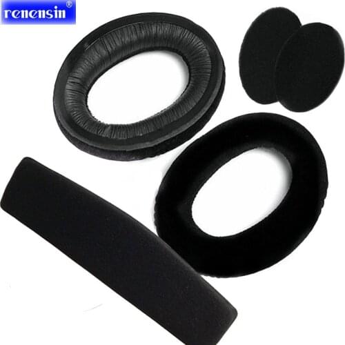 1 pair Headphone Ear Pads Velour Earpads Pillow + Headband Ear Pads Cushions For sennheiser HD555 HD595 HD518 HD558 Headphones