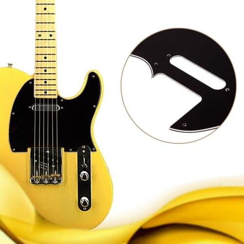 3 Ply Tele Style Electric Guitar Pick Guard Scratch Plate Fit Telecaster Black High Quality
