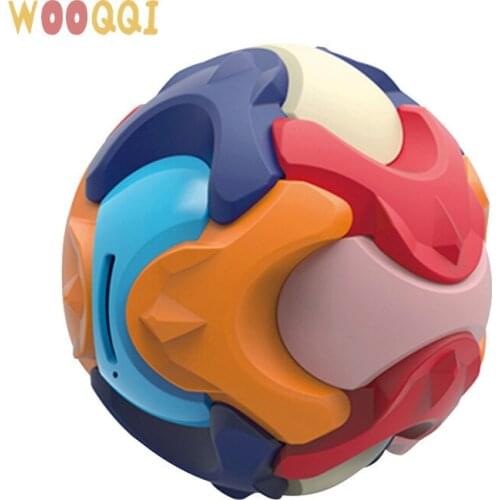 3D Childrens Intelligence Assembled Building Block Ball Piggy Bank DIY Detachable Early Education Toys