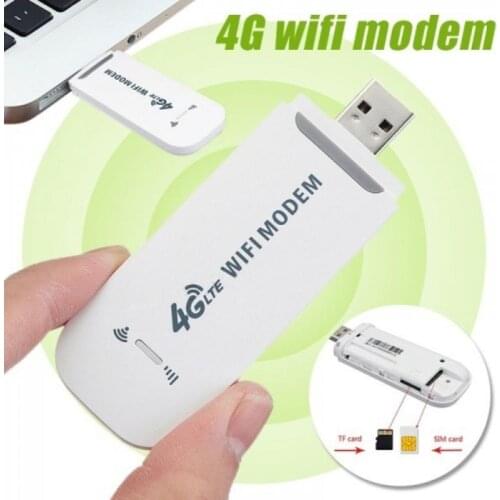 4G Wifi Router Dongle Mobile Wireless LTE USB Modem Network SIM Card Slot Pocket Hotspot WIFI Wireless Modem 150Mbps