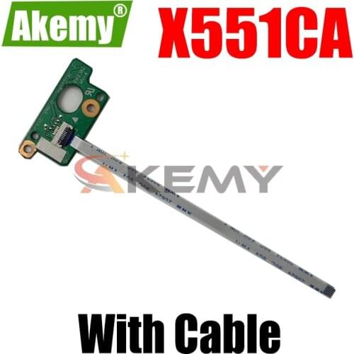 Akemy Original For Asus X551 X551CA Power Button Switch button BOARD With Cable X551CA PWR BOARD REV:2.2 100% Tested Fast Ship