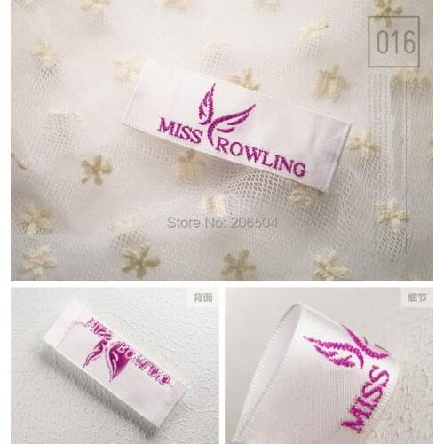 Garment accessories custom clothing labels, woven label,tags labels,brand name labels for clothing DHLB021