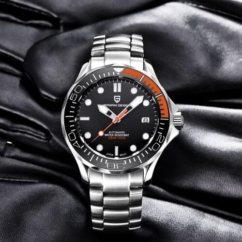 PAGANI Design Automatic Mechanical Watch Mens Top Brand Luxury Mens Watch Sapphire Glass Stainless Steel Waterproof Wristwatch