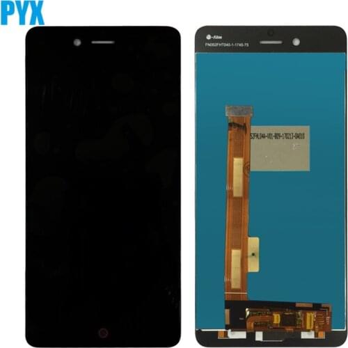 For ZTE Nubia Z17 Mini LCD Display with Touch Screen Digitizer Assembly For ZTE NX569J NX569H Black Free Shipping