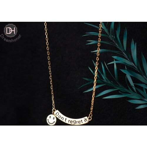 Dreamhonor Hot Sale 925 Sterling Silver Letter Charm Chorker Necklaces Jewelry Gifts