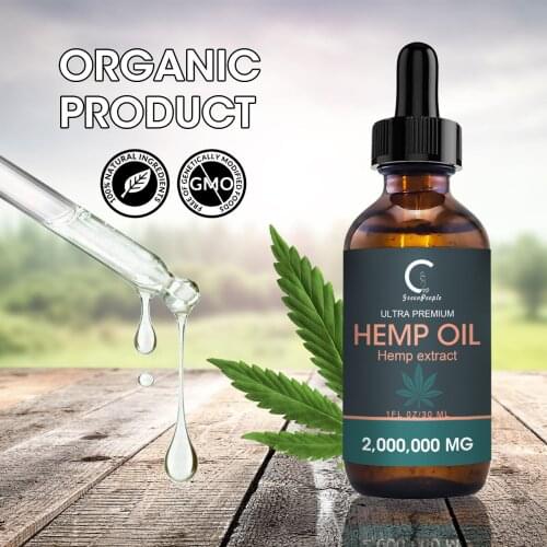 GPGP Greenpeople 50ml Hemp Seed Extract Drop Joint Knee Pain Relief Oil Anti-fatigue Relieve Anxiety Help Deep Sleep Health Care