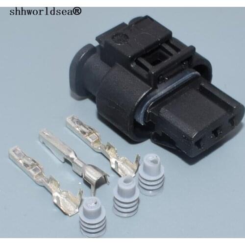 Shhworldsea 3 pin electrical automotive plug waterproof connetor 3C0973203 3C0 973 203 872-858-541 FOR VW Parking Sensor Plug