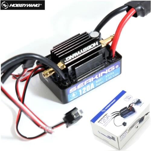 Hobbywing 2-6S Seaking 120A V3 Electronic Speed Controller ESC for RC Boats