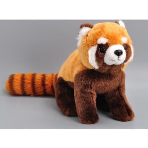 Kawaii Ailurus Fulgens Plush Doll Cartoon Animal Plush Toy Cute Red Panda Pillow Baby Sleep Soothing Doll Room Decor Girls Gifts