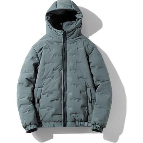 Youth Thickened Coat MenS 2021 New Autumn And Winter Fashion Leisure Hooded Down Cotton Padded Jacket Korean Version Trend Boy