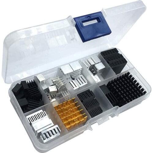 88Pcs Heatsink Kit Small to Medium Size for Cooling Development Board Laptop CPU GPU VGA RAM IC Chips