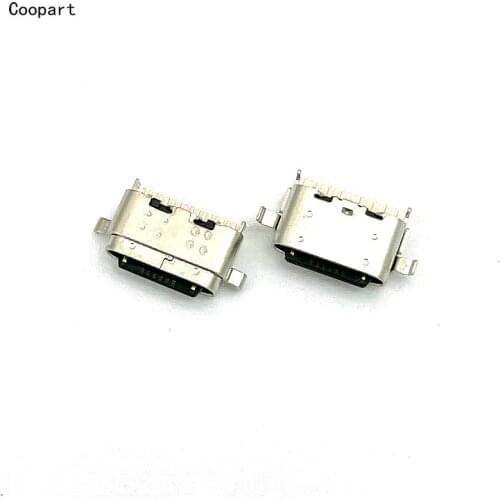 2pcs/lot Coopart New USB Charging Dock Port Connector for Asus Zenfone 6 2019 ZS630KL Lenovo P10 TB-X705F