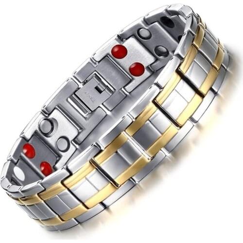 New Popular Magnetic Health Care Chain Bracelet Trendy Charming Fashionable Jewelry Man Woman Link Chain Ornaments All-match Sty