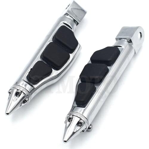 Front Foot Pegs Footrest For Honda Shadow 600 VT600C VT600CD VLX Deluxe 1996-2007 VT750 ACE 750 Spirit/Aero/Phantom/RS 2000-15