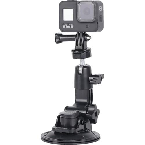 Anordsem for Go Pro Accessories 9cm Car Mount Windshield Suction Cup for Gopro Hero 9 8 7 6 5 4 3+ for SJCAM for Xiaomi for DJI