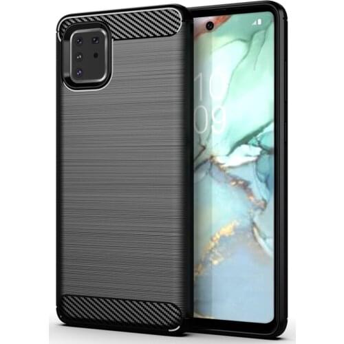 For Samsung Galaxy Note 10 Lite Luxury Carbon Fiber Skin Soft Silicone Cover Case For Samsung Note 10Lite Note10 Phone Cases
