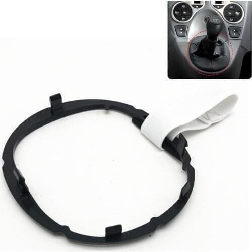 Gear Shift Knob Gaiter Boot Cover Case Ring Frame Adapter For FIAT PANDA 2003-2012 / 500 500C 2007 2008 2009 2010 2011 2012 2013
