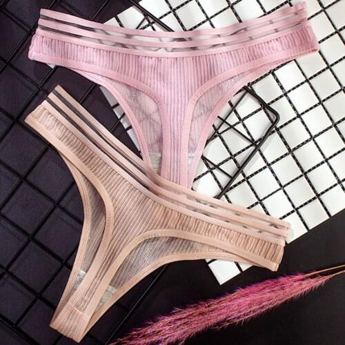 Sexy Panties Women Transparent String Mesh Underwear Women Simple Thong Femme Breathable Seamless Culotte Femme Tanga Lingerie