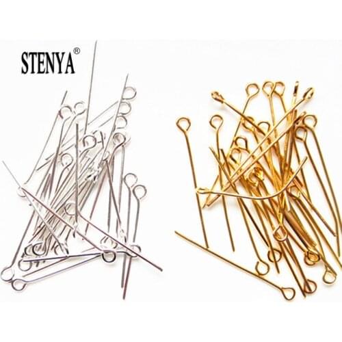 Stenya Eye Pins Head Pin Needles Tassel Necklace Beading Making Earrings Clasp Hooks Metal Wire Connector Findings Boho Punk