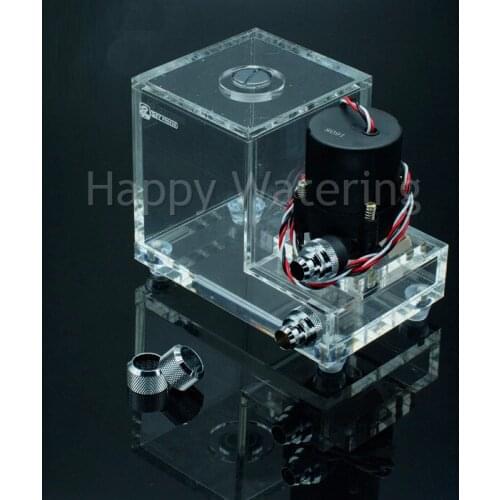 Super Quiet 600L/H Flow Water Cooling Pump DC Water Pump 12V with 4M Lift + Cushoin+ Water Tank