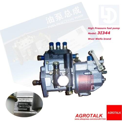 High pressure fuel pump 3I344 for Laidong Kama engine KM385BT, part number: KM385BT-10100