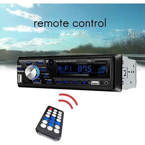 1 DIN MP3 Multimedia Player Bluetooth Radio Car Stereo Radio Receiver Audio Auto Electronics 12V 530AI