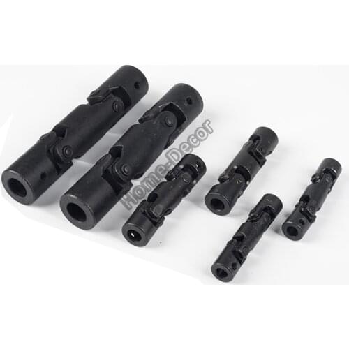 1pcs Three Section Metal universal joint Boat Metal Cardan Joint Gimbal Couplings Universal Joint Connector Black Plating