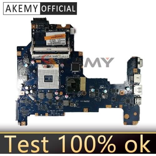 AKEMY K000103760 NALAA LA-6041P Laptop motherboard for Toshiba L670 L675 REV 1.0 HM55 DDR3 Mainboard full tested