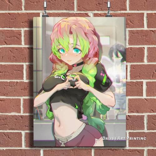 Canvas Anime Anime demon slayer-4 Pictures Home Decoration Paintings Poster HD Prints Wall Art Modular Living Room Framed