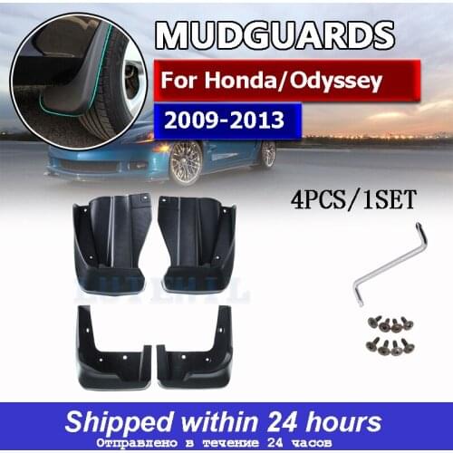 Car Mudguards For Honda/Odyssey 2009 2010 2011 2012 2013 Splash Guards Mudflaps Mudflaps Accessories