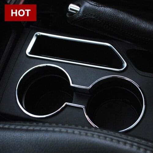 For Jeep Patriot Inner Storage Box & Water Cup Holder Cover Trim 2011-2015 2pcs Car Decor Car Accessories Interior Car Trim