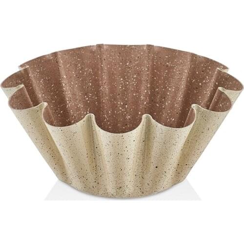 Cream Clover Granite Cake Mould