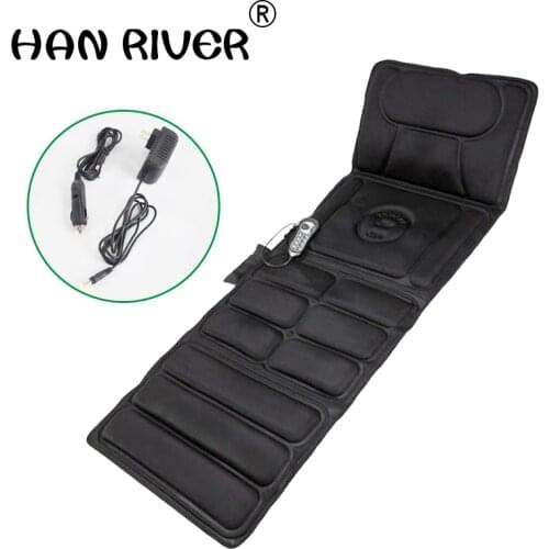 Whole body massage mattress multifunctional electric vibrating massage health care equipment back cushion for leaning on