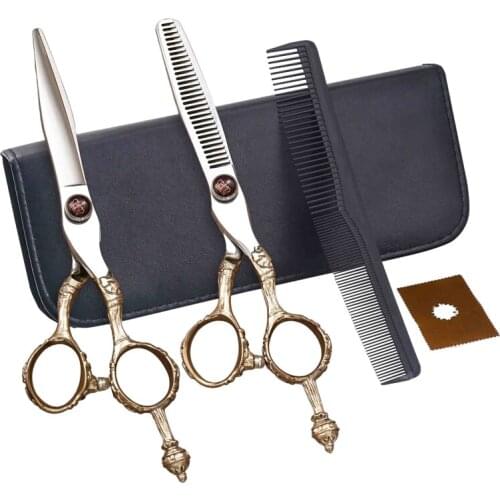 6 Inch Wholesale 440C Stainless Steel Hair Salon Cutting Japanese Shears Scissors Set