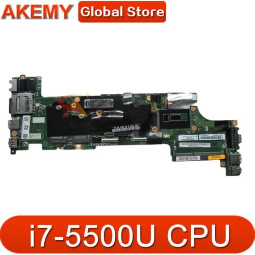 NM-A091 For Lenovo Thinkpad X250 Notebook Motherboard NM-A091 with CPU i7 5600U SR23V DDR3 100% Fully Tested