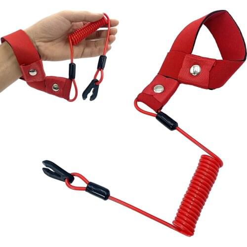 Engine Stop Switch Key Lanyard Tether Clip for Yamaha Outboard, Waterproof