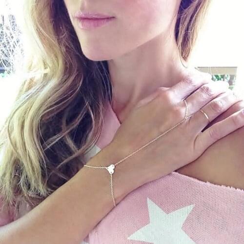 Hot women Fashion jewelry love Charm heart bracelets best friend friendship bracelet and bangles pulseira de ancora bracciali