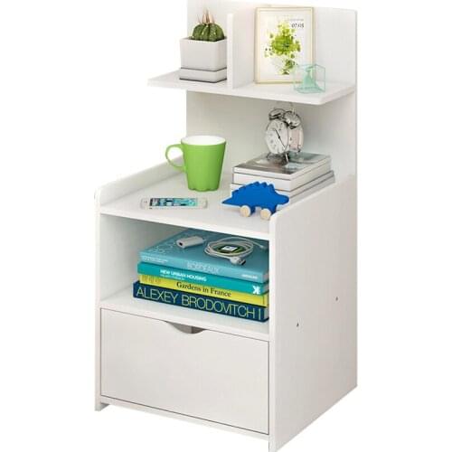 Simple bedside table shelf bedside storage small cabinet simple bedroom bedside storage cabinet multifunctional