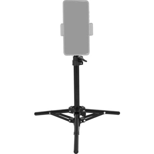 Adjustable Video Light Stand Tripod Stand 2-section 50cm Payload 1.5KG with Universal 1/4-inch Interface for Video LED Light