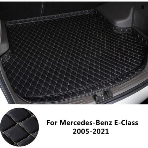 SJ High Side Waterproof Car Trunk Mat AUTO Tail Boot Tray Liner Cargo Rear Pad For Mercedes-Benz E-Class W212 W213 2005 06-2021