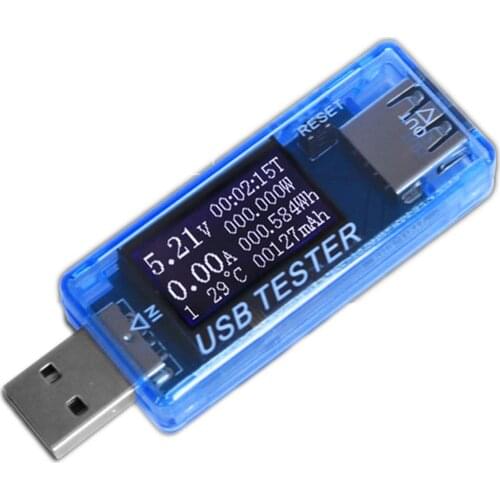 KWS-MX17 8 IN 1 4-30V USB Voltmeter Ammeter Electrical Energy Power Supply Capacity Voltage Current Meter USB Tester Monitor