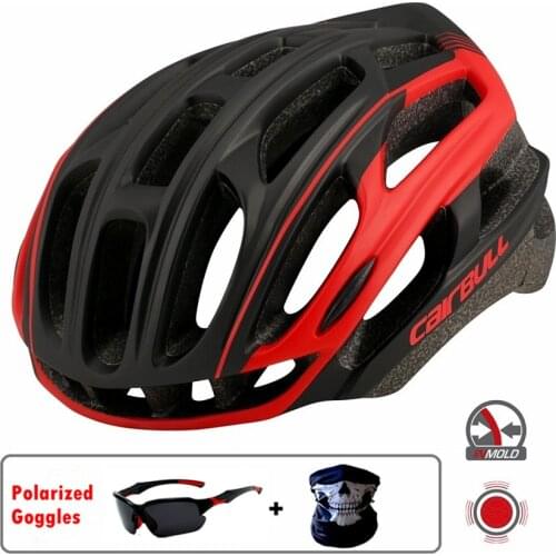 Intergrally-molded Men Women Cycling Helmets Safe Taillight Mountain Road Bike MTB Cap Bicycle Helmet with Light Casco Ciclismo