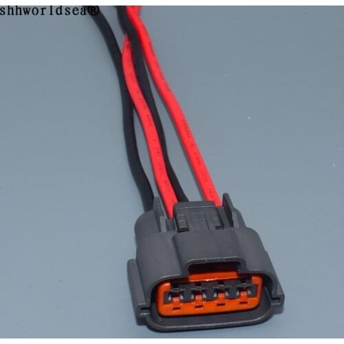 Worldgolden 4 Pin/Way Alternator Repair Plug Connector With Wire Harness Pigtail For Nissan Mitsubishi MURANO I30 I35 MAXIMA