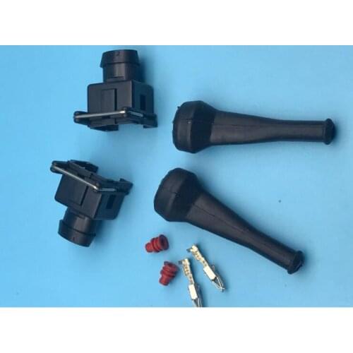 10 pcs DJ7021-3.5-21 750cc 1000cc 650cc EV1 Female Fuel Injector Connector For Bosch