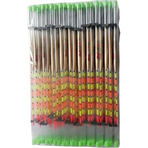 100Pcs/lot 1.6g 28cm Fishing Floats Paulownia Wood Fishing Tackle Tool Fish Wooden Floats Suit For Different Fishing Environment