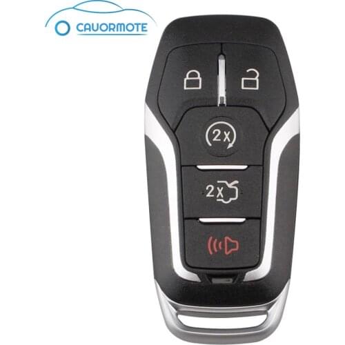 5 Button Remote Smart Key Fob Shell Case For Ford Edge Explorer Mustang Fusion F150 F250 2017 2018 M3N-A2C31243300 Car Key Cover