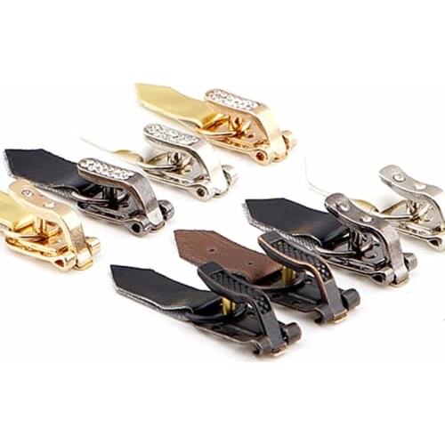 5 Pcs/lot Vintage Metal Zinc Alloy ButtonsHigh Grade Mink Coat Buckles Rhinestone Decorative Invisible Clasp for Fur Coats