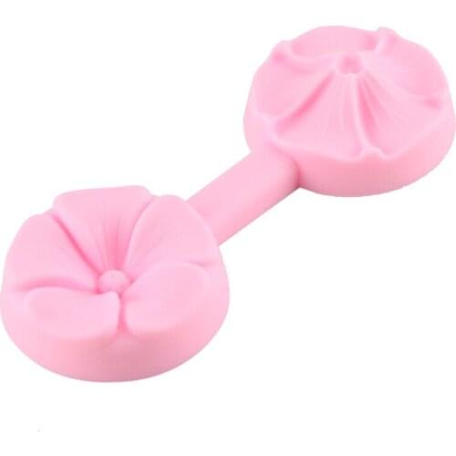 50PCS Fondant Molds Cake Decoration Stencil Confectionery Sugar Paste 3D Cherry Cake Mold Silicone Molds Baking Tools